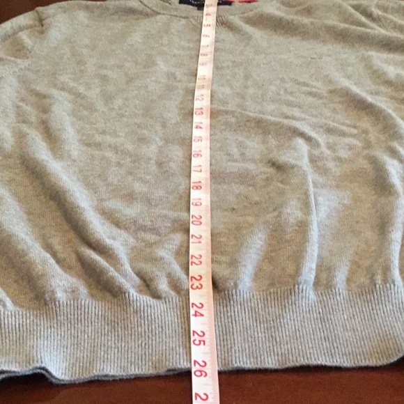 Tommy Hilfiger gray cotton sweater size large - Picture 5 of 7